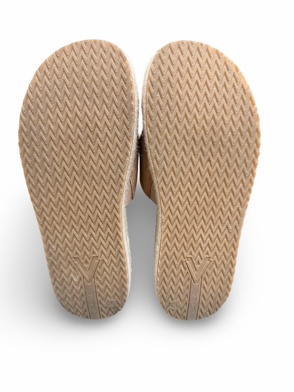 Vionic Yasmina Tan Suede Espadrille Platform Slide Sandals Women's Size 8 - Picture 5 of 6